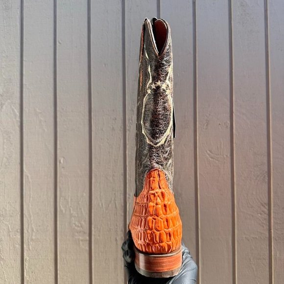 #60 Crocodile Design Boot with Details, Model 980 main image 5